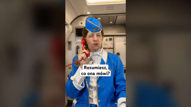 Czy rozumiesz, co mówi stewardessa podczas lotu?